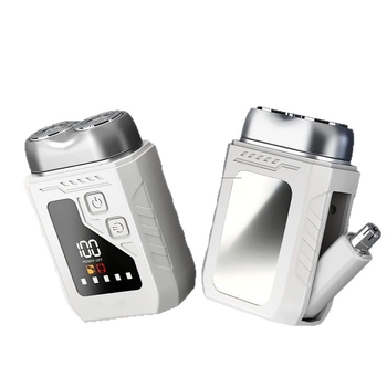 Hongyuan električni brijač – rotirajuća glava s dvije oštrice, brushless motor, USB punjenje, LED zaslon, mokro i suho brijanje