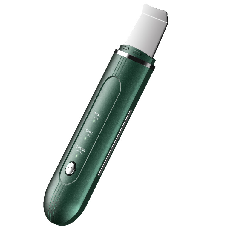 Dispozitiv de îngrijire a pielii cu ultrasunete pentru îndepărtarea punctelor negre și introducere de ioni, model C62, curent EMS micro, 3 trepte de reglaj, carcasă ABS