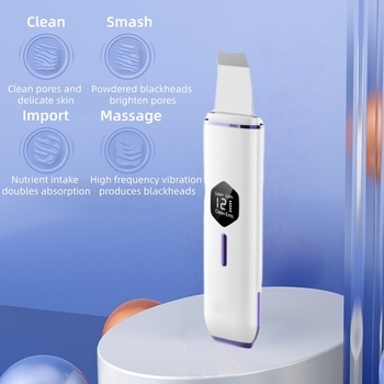 Ultrasonic Ion Skin Scraper pentru îndepărtarea celulelor moarte și exfoliere, CP088 de la Zhitaiyi, 3 viteze, certificat CE/FCC/ROHS
