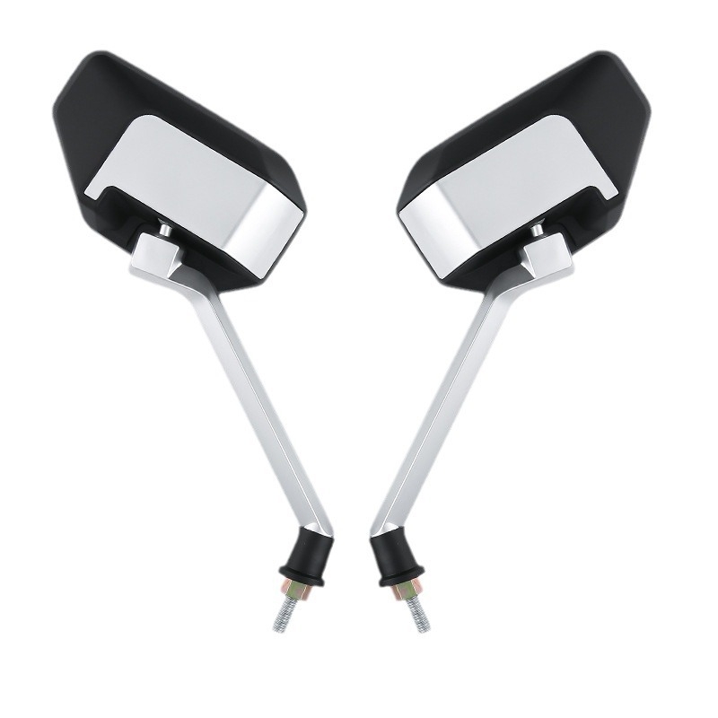 Oglindă retrovizoare pentru biciclete electrice și tricicluri, oglindă pătrată din ABS cu tijă metalică, model Reinforced wolf war model-8mm, montaj ortodontic, rezistență la șocuri ridicată