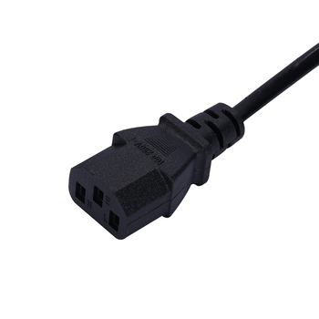 Napájací kábel s americkou zásuvkou s dvoma plochými kontaktmi pre monitory, projektory, tlačiarne a elektrické boxy na obed — TSL