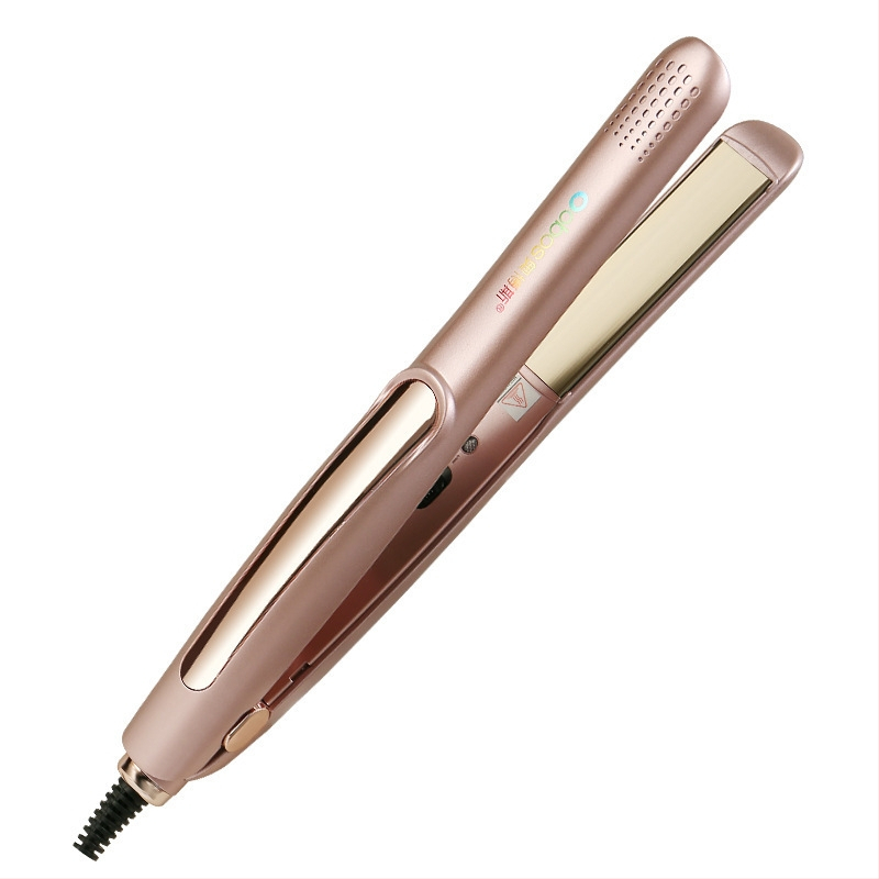 Dvojfukčný kulmovací a žehliaci prístroj na vlasy, 16–20 mm priemer trubičky, 110–220 V, 15–45 W, 10 úrovní teploty, mokré aj suché vlasy