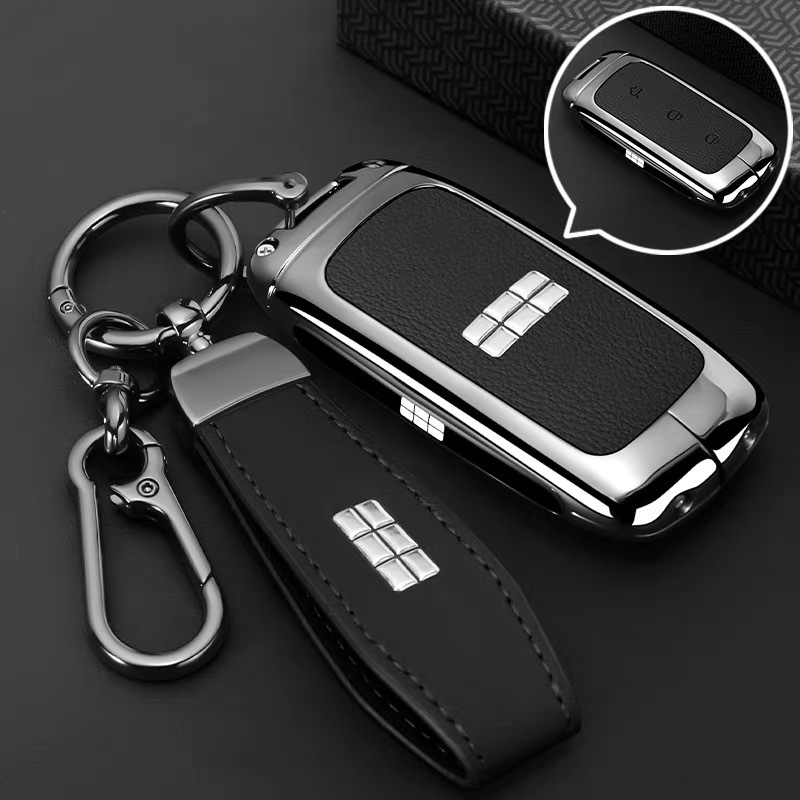 Geely Galaxy E5 futrola za ključ, cinkov legura, poslovni stil, prilagodljiv, Lingxuan