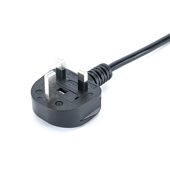 Tápkábel brit szabványú dugóval, 2-vezetékes réz vezető, 0,75 mm² keresztmetszet, PVC burkolat, VDE tanúsítvány