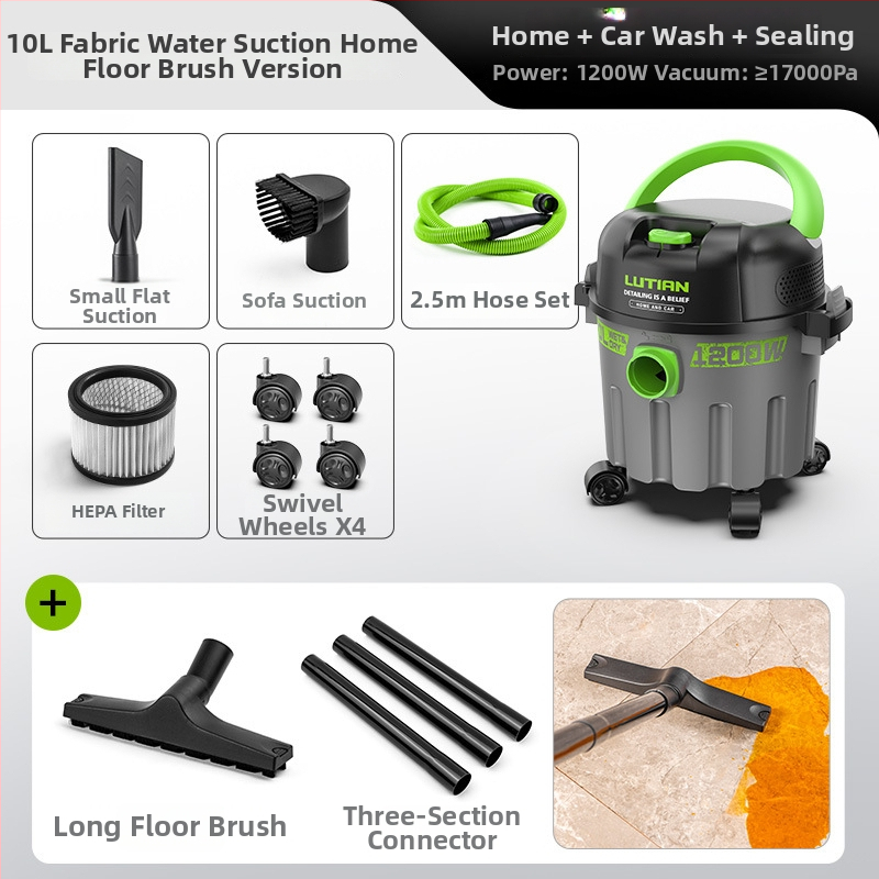 Ηλεκτρική σκούπα τύπου κάδο Green Field, 220V, 1400W, 1900Pa