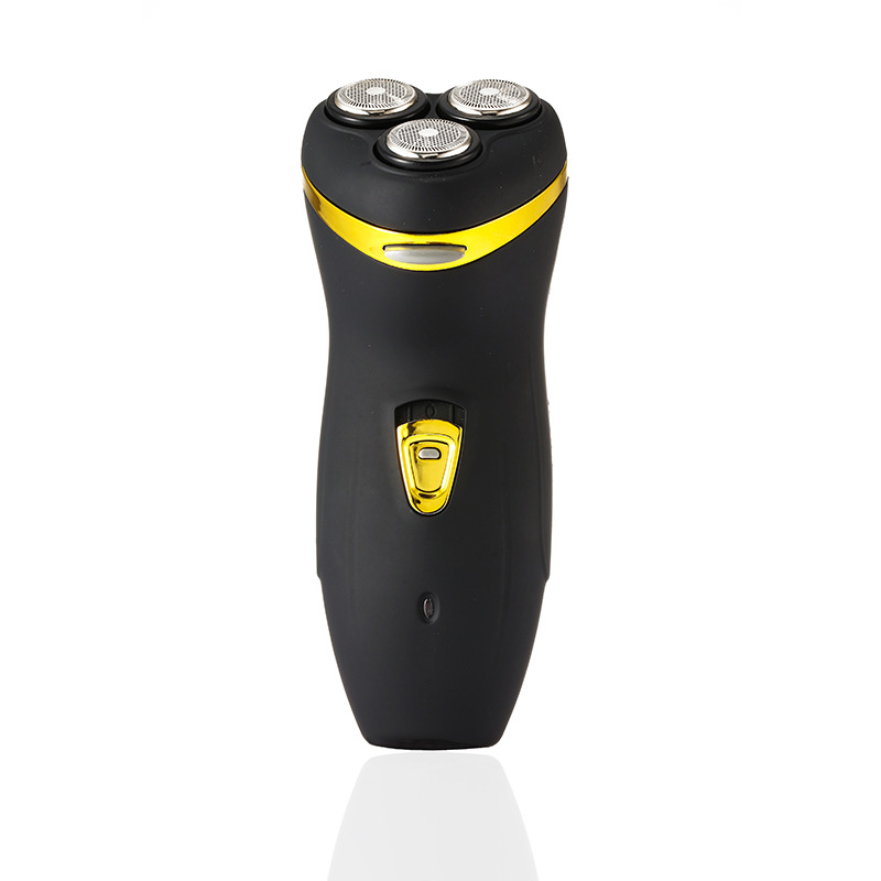 Lingke električni brijač s rotirajućom glavom s 3 oštrice, punjivi, vodootporan, maksimalna snaga 3 W, trajanje rada 45–60 minuta