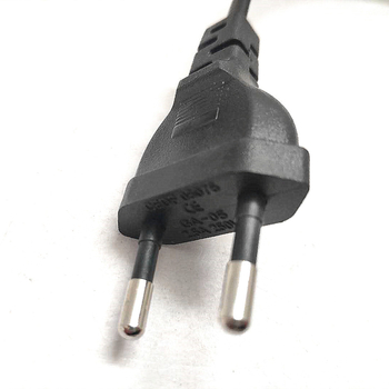 Napajalni kabel za lampu s europskim dvostrukim okruglim utikačem i dimmerom, veliki držač lampe, VDE potvrda, kabel za solnu lampu