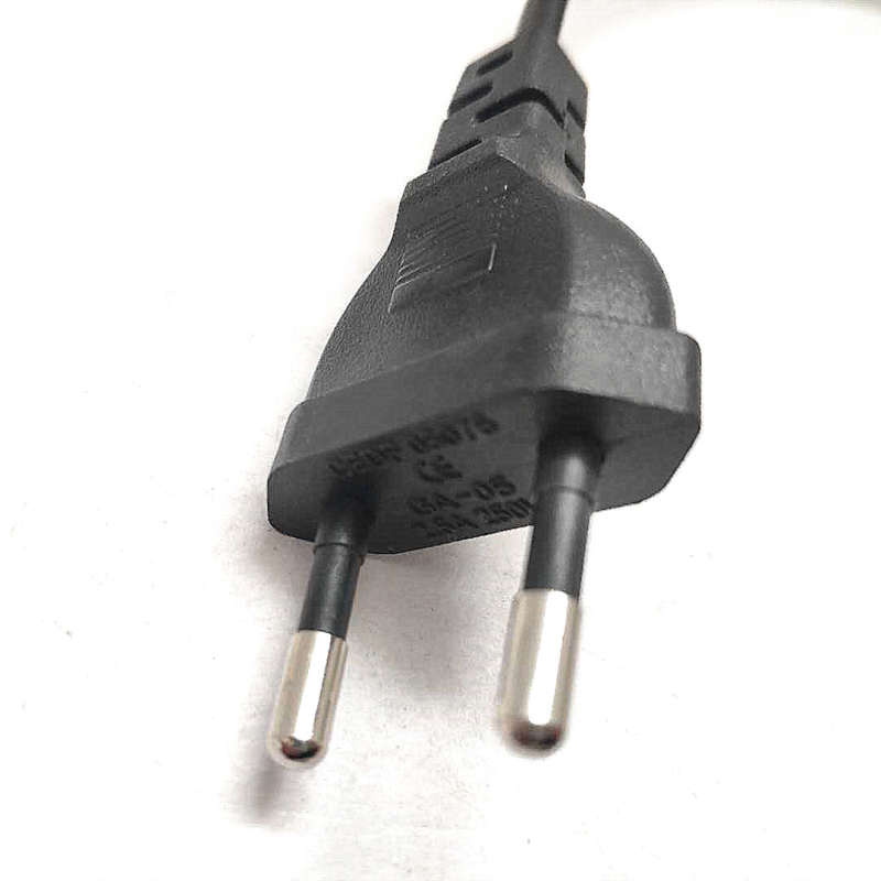 Napajalni kabel za lampu s europskim dvostrukim okruglim utikačem i dimmerom, veliki držač lampe, VDE potvrda, kabel za solnu lampu