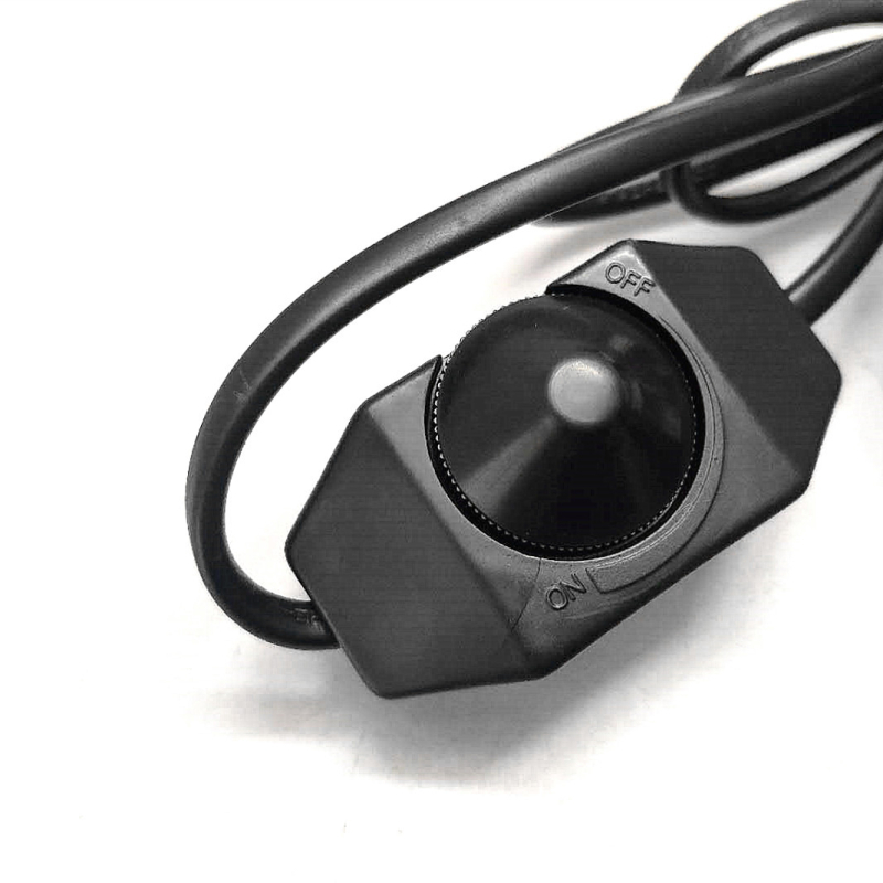 Napajalni kabel za lampu s europskim dvostrukim okruglim utikačem i dimmerom, veliki držač lampe, VDE potvrda, kabel za solnu lampu