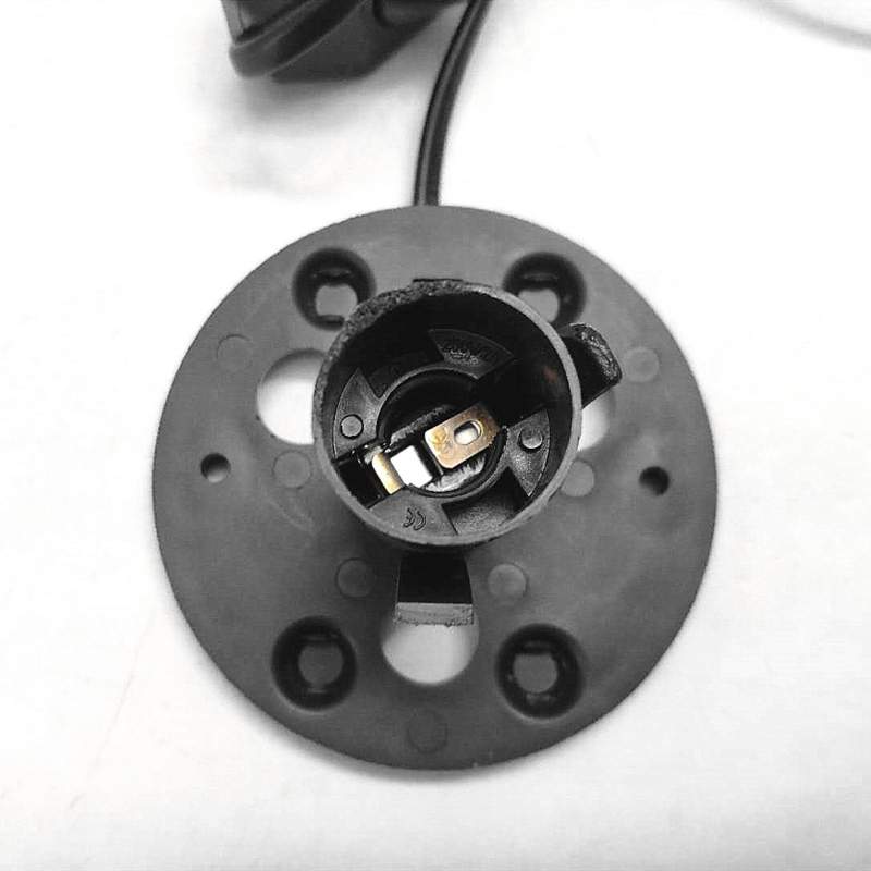 Napajalni kabel za lampu s europskim dvostrukim okruglim utikačem i dimmerom, veliki držač lampe, VDE potvrda, kabel za solnu lampu