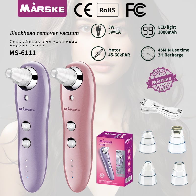 Ultrazvučni uređaj za uklanjanje crnih točaka, čišćenje pora, prijenosno, ugrađena baterija 500–800 mAh, IPX5 vodootporan, za kućnu upotrebu