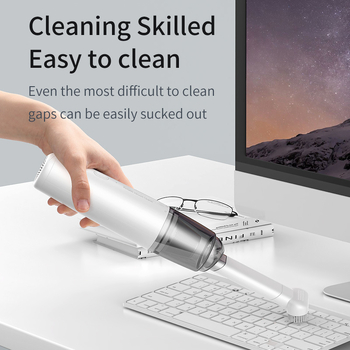 Φορητός καθαριστής αυτοκινήτου και οικίας — ασύρματη χειροκίνητη συσκευή, 36V, 50W, 3500Pa, 30 λεπτά λειτουργίας