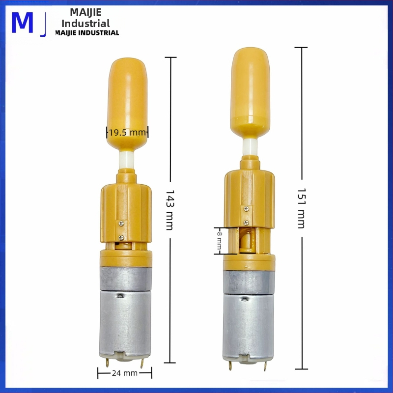 Mikro redukčný motor s teleskopickou prevodovkou, zdvih 8 mm, DC 3,7 V, 16000 ot./min, model MJ685-1