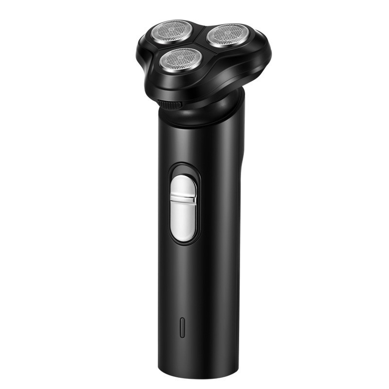 Elektronikus borotva forgó háromfejes rendszerrel, USB töltés, teljes testre vízálló, brushless motor, üzemidő több mint 60 perc