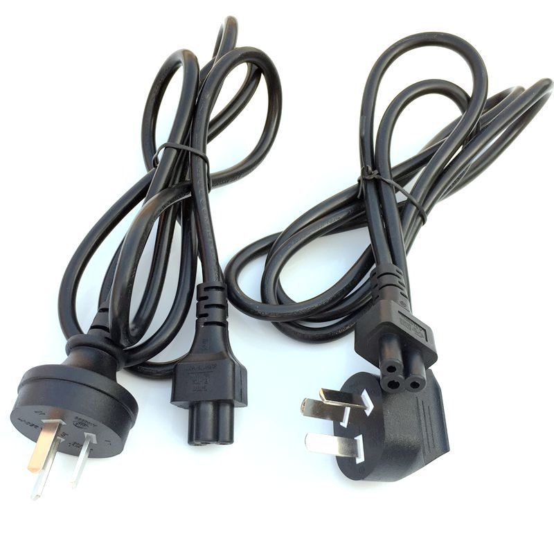 3-pin napajni kabel, kutni utikač, GB/T 2099.1, presjek 0.75/1.0/1.5 mm², PVC omot