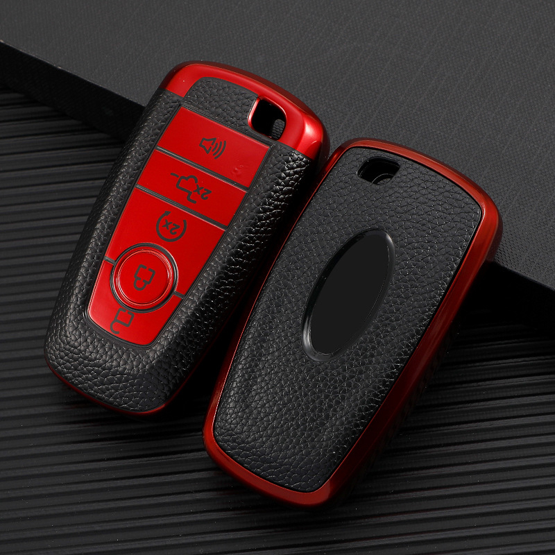 Ford kućište za ključ TPU s teksturom kože, visoki rang, 36 g, marka Yhc / Yi Hangcheng