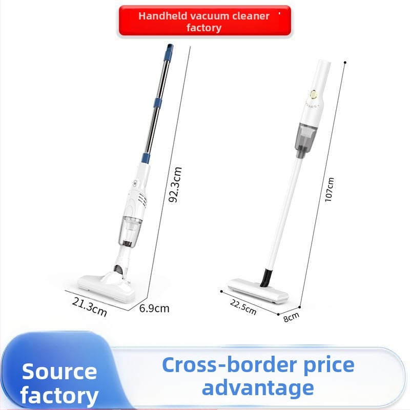 Prijenosni ručni usisavač za automobil i dom – 50W, usis 3100–4000 Pa, ugrađena baterija 1601–2000 mAh, trajanje rada 0–1 h