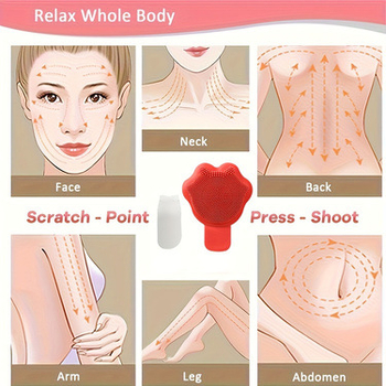 Kézi szilikon arc-tisztító kefe, mitesszer eltávolító, kettős funkciójú, macskamancs formájú dizájn, minden bőrtípushoz