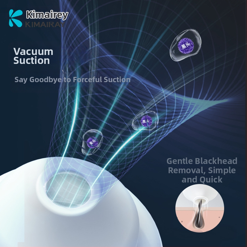 Domáce použitie ultrazvukového zariadenia na odsávanie čiernych škvŕn, model Blackhead suction meter, CE/ROHS, tretie nastavenie, ABS puzdro