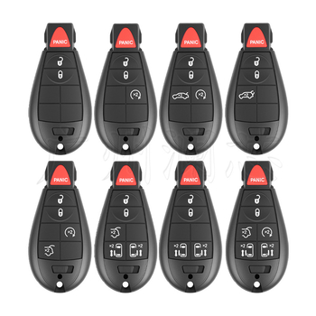 Poluinteligentni daljinski ključ za Jeep Chrysler Dodge M3N5WY783X, ID46 čip, 433MHz, plastično kućište, 3-7 tipki