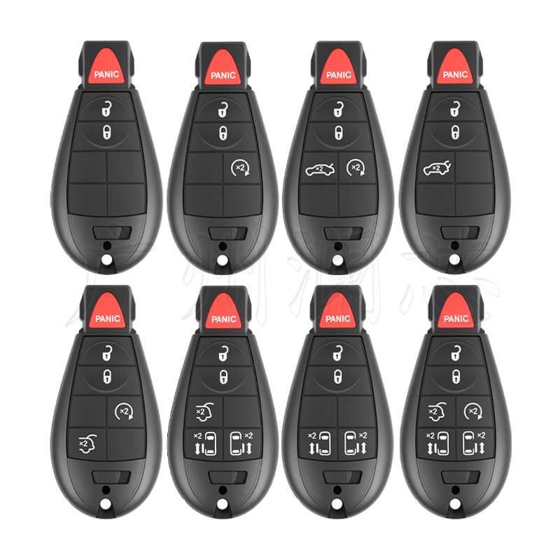 Poluinteligentni daljinski ključ za Jeep Chrysler Dodge M3N5WY783X, ID46 čip, 433MHz, plastično kućište, 3-7 tipki