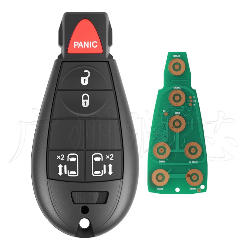 Poluinteligentni daljinski ključ za Jeep Chrysler Dodge M3N5WY783X, ID46 čip, 433MHz, plastično kućište, 3-7 tipki