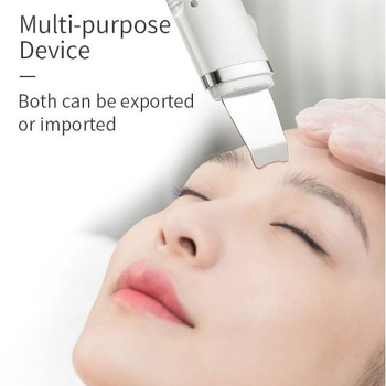 Ultrahangos arctisztító eszköz EMS mikroáram feszesítő funkcióval, beépített 300-500 mAh akkumulátorral, hordozható, IPX2 vízálló