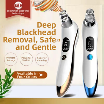 Roseman 810 zariadenie na odsávanie čiernych bodiek s ultrazvukovou vibráciou – 6 nastavení, teplá/chladná kompresia, masáž s negatívnymi iónmi