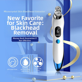 Roseman 810 zariadenie na odsávanie čiernych bodiek s ultrazvukovou vibráciou – 6 nastavení, teplá/chladná kompresia, masáž s negatívnymi iónmi