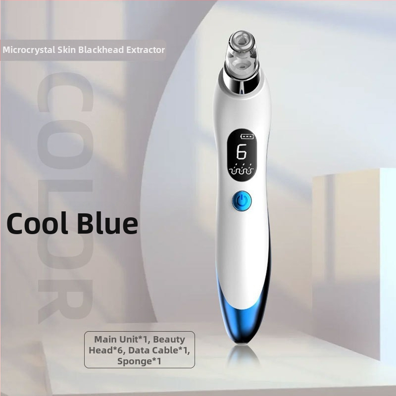 Roseman 810 zariadenie na odsávanie čiernych bodiek s ultrazvukovou vibráciou – 6 nastavení, teplá/chladná kompresia, masáž s negatívnymi iónmi