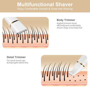 3-in-1 elektromos trimming TC-017 kerámia penge, USB tápegység, ABS + rozsdamentes acél, 317 g