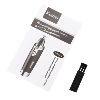 KM-6512 Električni trimer za nos, baterijsko napajanje, ABS kućište, odvojiva glava, nije perljiv