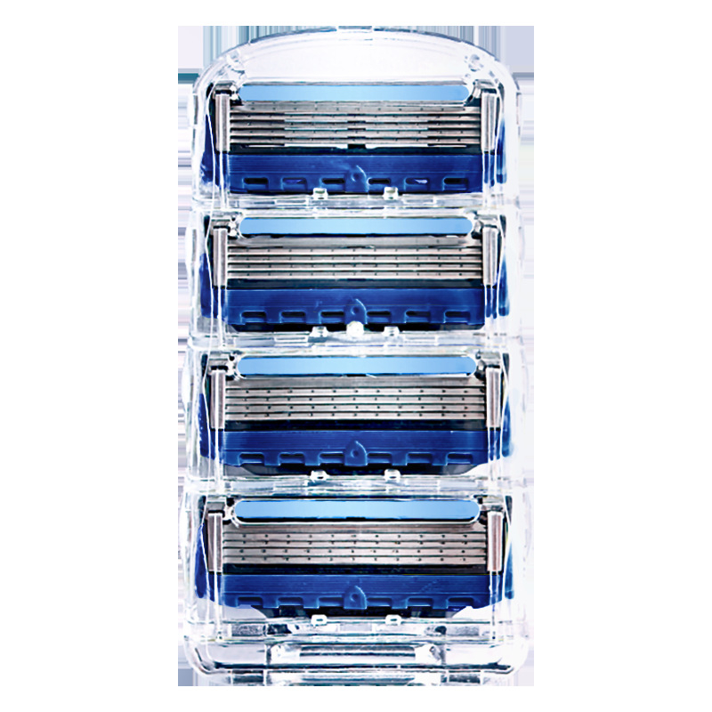 Χειροκίνητο αντρικό ξυριστικό για πρόσωπο και λαιμό, μονολειτουργικό ξύρισμα, κουτί 500 τεμάχια, τροφοδοσία μέσω πρίζας