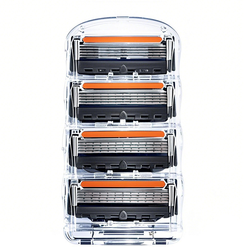 Χειροκίνητο αντρικό ξυριστικό για πρόσωπο και λαιμό, μονολειτουργικό ξύρισμα, κουτί 500 τεμάχια, τροφοδοσία μέσω πρίζας