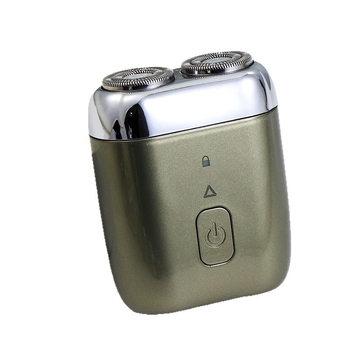 Mali električni brijač, potpuno perivi za cijelo tijelo, 2 rotacijske glave, mokro i suho brijanje, 60-min baterija, punjenje 1 sat