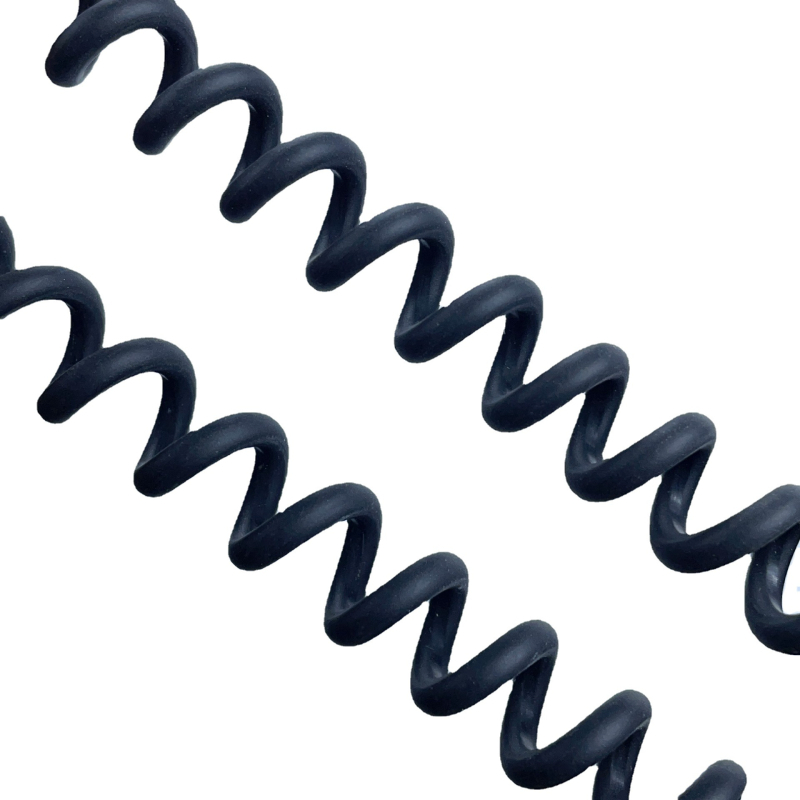 Захранващ кабел, 2/3/4-ядрен, PU обвивка, TPU 0.15 мм² спирално навит дизайн, устойчив на високи температури.