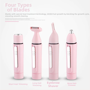 XD3004 Elektrická holiaca a odstraňovač chĺpkov pre telo, mokro-suché použitie, nerezová oceľ ostrie, ABS telo, motor s kefou