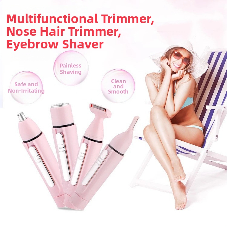 XD3004 Elektrická holiaca a odstraňovač chĺpkov pre telo, mokro-suché použitie, nerezová oceľ ostrie, ABS telo, motor s kefou