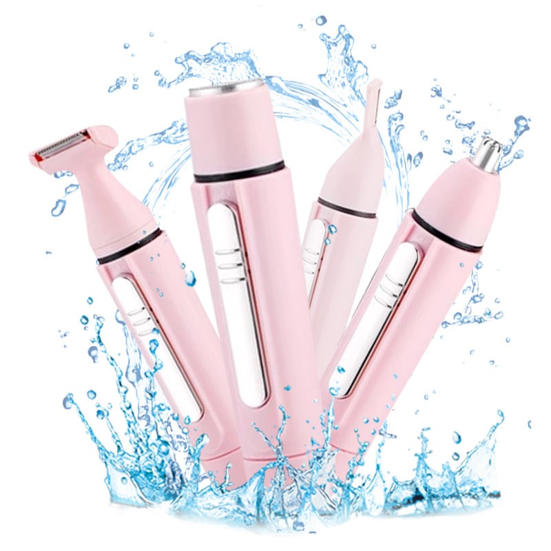 XD3004 Elektromos női borotva és testszőrtelenítő készülék, nedves és száraz használathoz, rozsdamentes acél vágófej, ABS ház, kefés motor