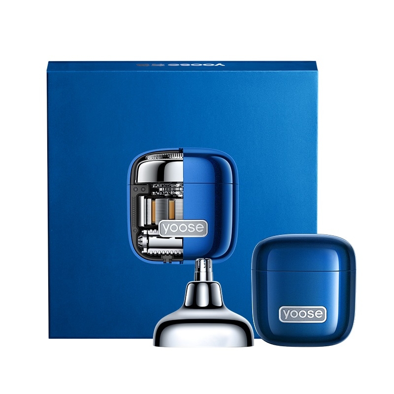 Prijenosno električno brijanje s USB punjenjem, rotirajuća glava sa 2 oštrica, motor bez četkica, perive oštrice