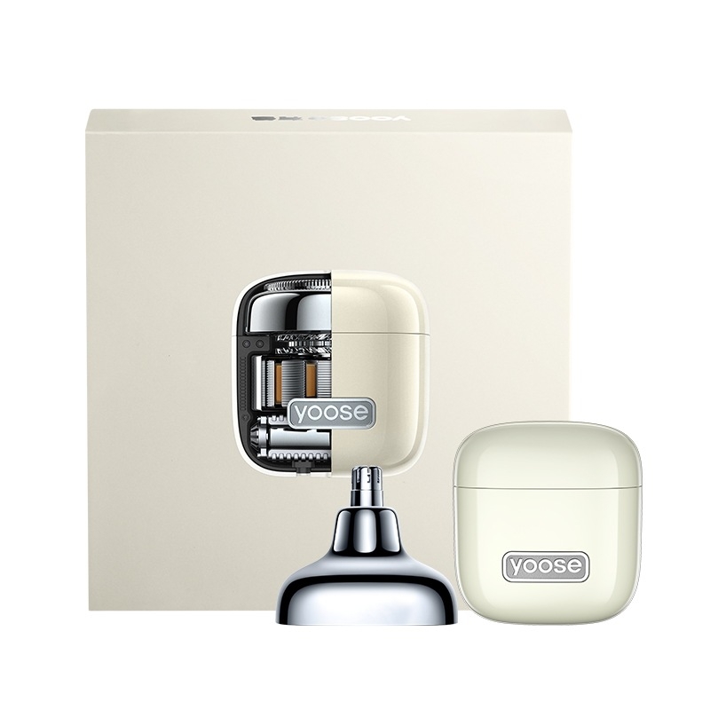 Prijenosno električno brijanje s USB punjenjem, rotirajuća glava sa 2 oštrica, motor bez četkica, perive oštrice