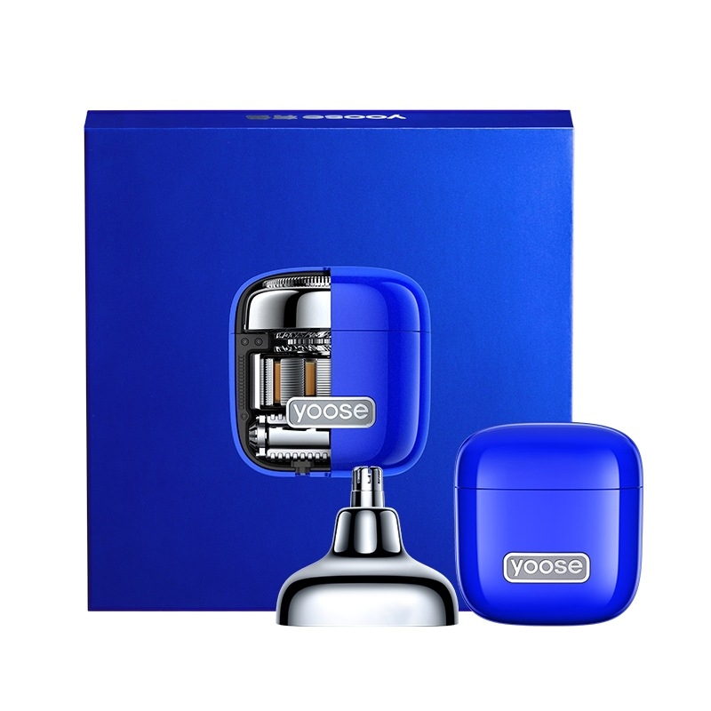 Prijenosno električno brijanje s USB punjenjem, rotirajuća glava sa 2 oštrica, motor bez četkica, perive oštrice