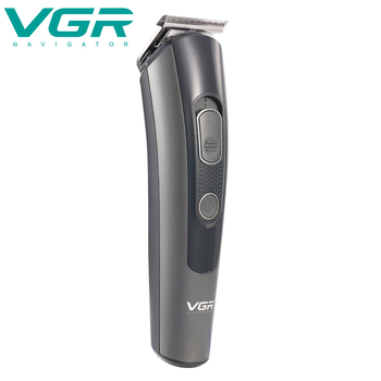 VGR175 USB Többfunkciós Hajvágó és Borotválkozó Készlet LCD kijelzővel, USB töltéssel, kefés motorral, rozsdamentes acél pengékkel, fül- és orrtisztító