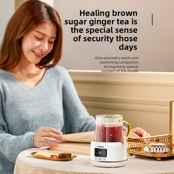 Hrniec zdravia s digitálnym termostatom, objem 0,4 l, 220V, 400–500W, telo z borosilikátového skla, ovládanie mikroprocesorom, model I156