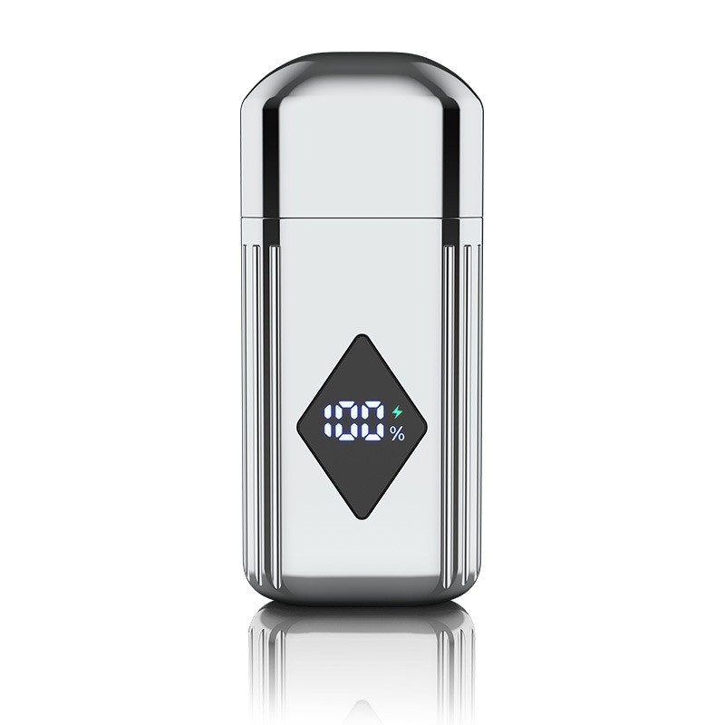Trimer za nosne dlačice s digitalnim zaslonom, USB Type-C punjenje, mini prijenosni, unisex, ugrađena baterija 100–300 mAh