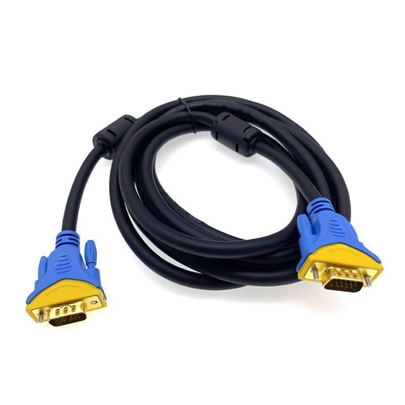 Cablu VGA 3+9 pentru PC, placat cu aur, lungime 1,5 m