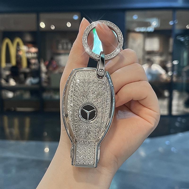 Kućište ključa Mercedes-Benz – TPU materijal, etnički stil, kompatibilno s C260L, E300L, A, C200L, GLC300L, GLA200