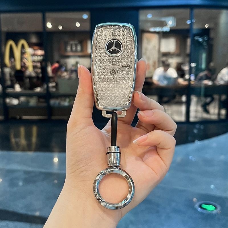 Kućište ključa Mercedes-Benz – TPU materijal, etnički stil, kompatibilno s C260L, E300L, A, C200L, GLC300L, GLA200