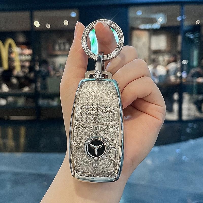Kućište ključa Mercedes-Benz – TPU materijal, etnički stil, kompatibilno s C260L, E300L, A, C200L, GLC300L, GLA200