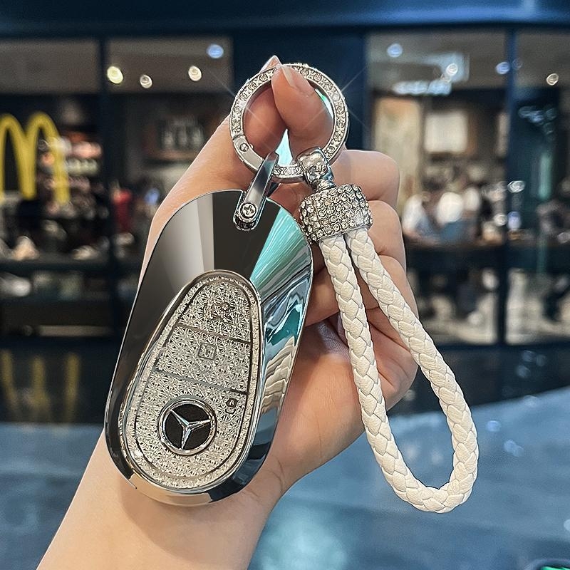 Kućište ključa Mercedes-Benz – TPU materijal, etnički stil, kompatibilno s C260L, E300L, A, C200L, GLC300L, GLA200